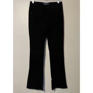 Democracy Ab Solution Itty Bitty Bootcut Black Jeans Size 4 Mid Rise Stretch